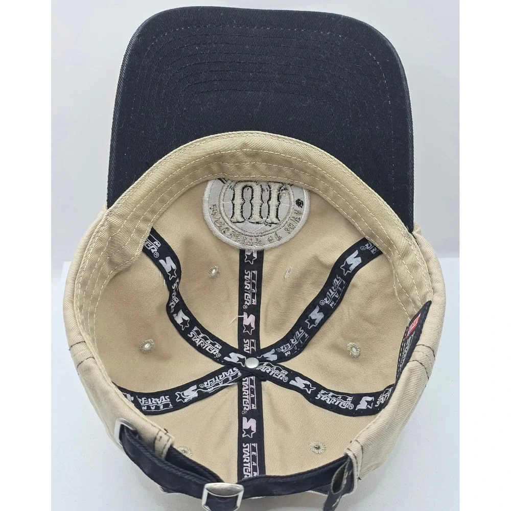 University‎ of Iowa Hawkeyes Team Starter Cap Hat Strapback Beige Black NCAA